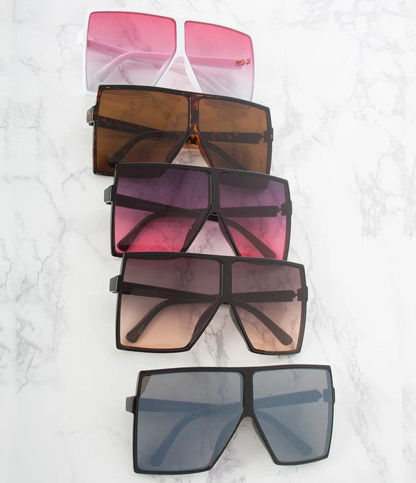 Shoot Your Shot Sunglasses - Black/Purple Combo