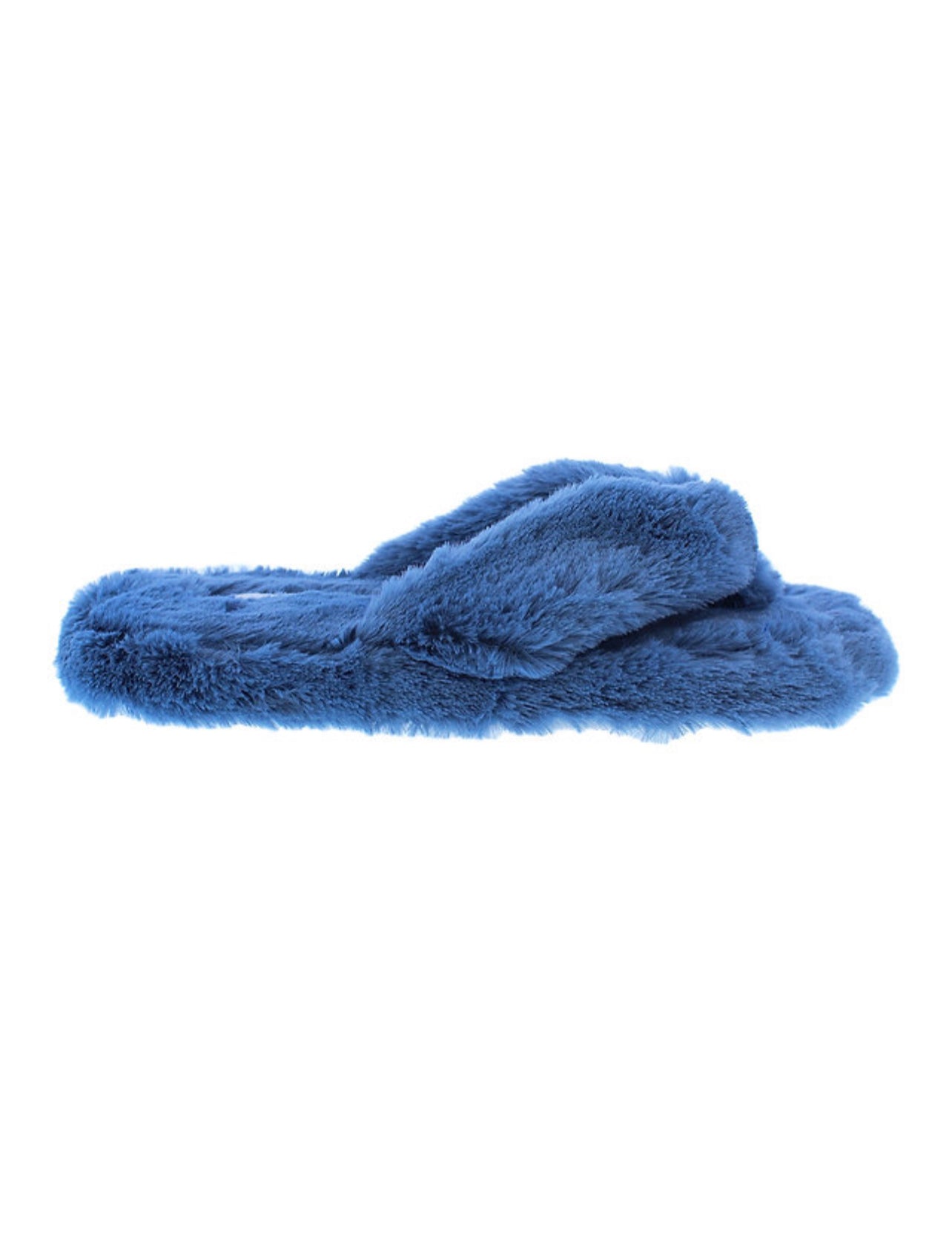 Fur Babies Thong Slippers - Blue