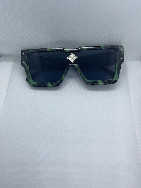 lv millionaire sunglasses green