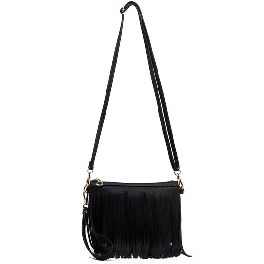 Western Fringe Clutch/Cross Body Bag